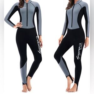 CritLady Wetsuit,Women 1.5mm Neoprene UV Protection Size 2XL
